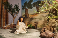 Ausstellung zu Ostern mit Biblischen Erzählfiguren